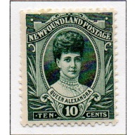 Newfoundland Sc 112 1911 10 c Queen Alexandra stamp mint