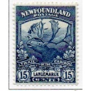 Newfoundland Sc 124 1919 15 c Caribou Langemarck stamp mint