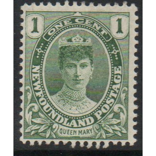 Newfoundland Sc 104 1911 1 c Queen Mary stamp mint