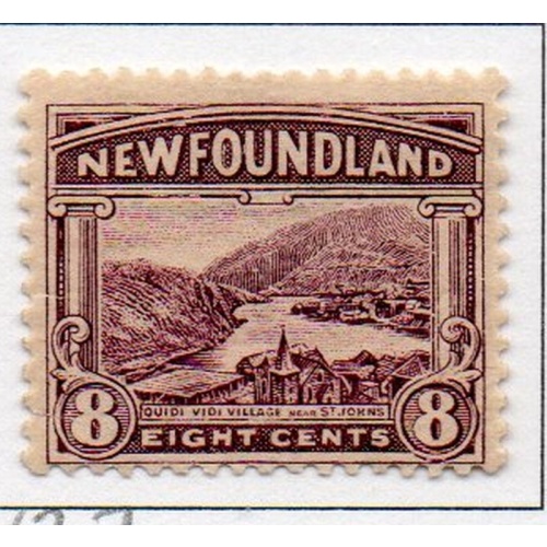 Newfoundland Sc 137 1923 8 c Quidi Vidi stamp mint