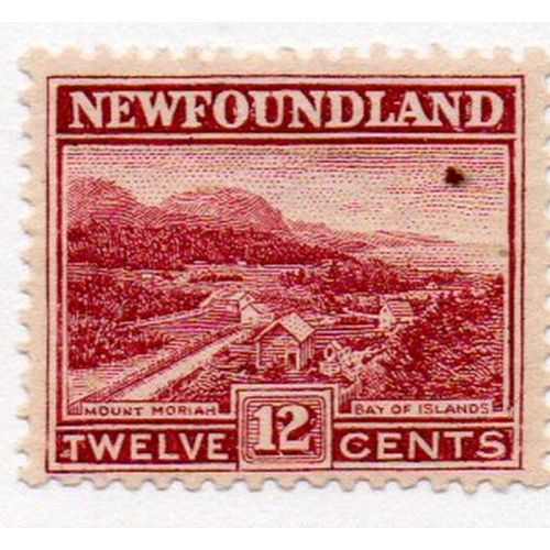 Newfoundland Sc 141 1923 12c Mt Moriah stamp mint