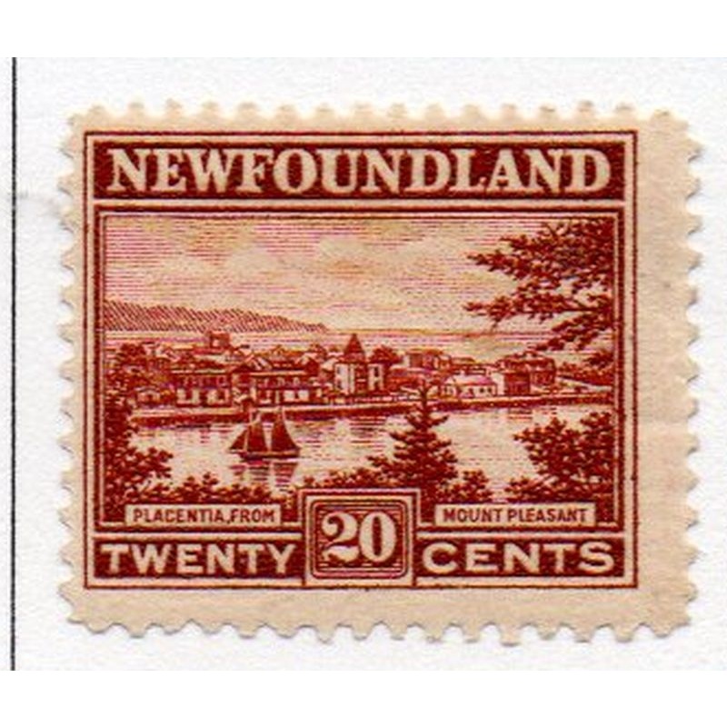 Newfoundland Sc 143 1923 20c Placentia stamp mint