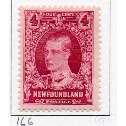 Newfoundland Sc166 1928 4 c magenta Prince of Wales  stamp mint