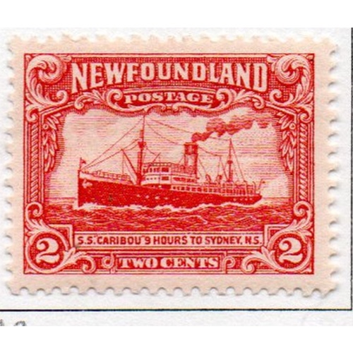Newfoundland Sc 173 1931 2 c Ship watermarked stamp mint