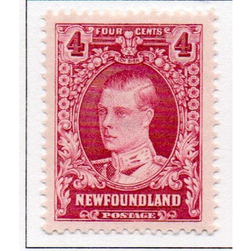 Newfoundland Sc 175 1931 4 c Prince of Wales watermarked stamp mint