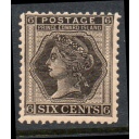 Prince Edward Island Sc 15 1872 6c black Victoria stamp mint