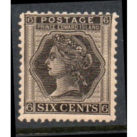 Prince Edward Island Sc 15 1872 6c black Victoria stamp mint