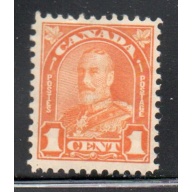Canada Sc 162 1930 1 c orange George V  arch issue stamp mint NH