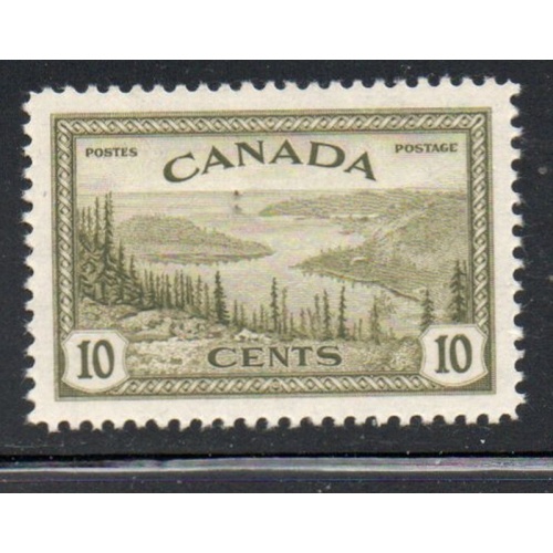 Canada Sc 269 1946 10c Great Bear Lake stamp mint NH
