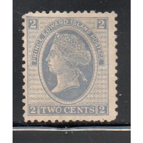 Prince Edward Island Sc 12 1872 3c ultra Victoria stamp mint