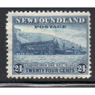 Newfoundland Sc 210 1932 24c Ore Dock Bell Island stamp mint