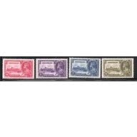 Newfoundland Sc 226-229 1935 G V Silver Jubilee stamp set mint