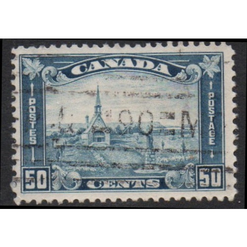 Canada Sc 176 1930 50 c Grand Pre Church stamp used
