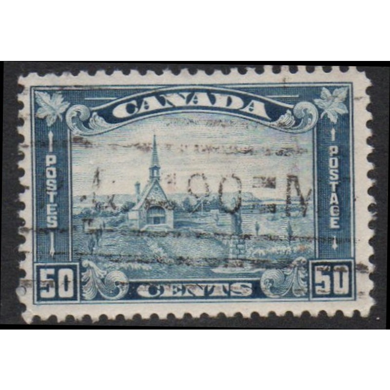 Canada Sc 176 1930 50 c Grand Pre Church stamp used