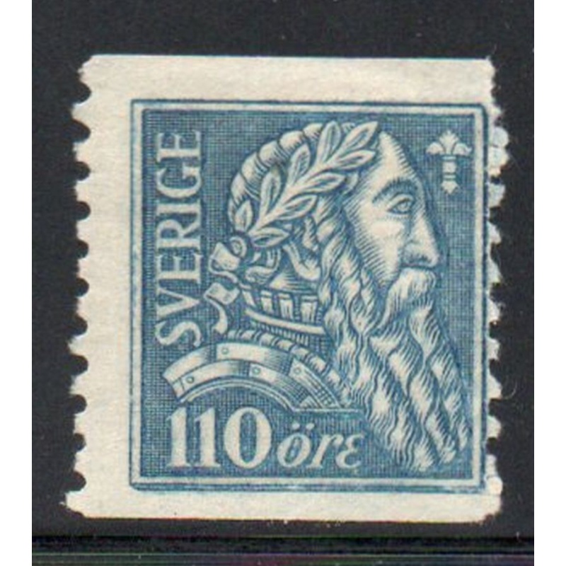 Sweden Sc 195 1921 110 ore ultra Gustavus Vasa stamp mint