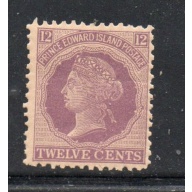 Prince Edward Island Sc 16 1872  12c violet Victoria stamp mint NH
