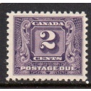 Canada Sc J7 1930 2 c dark violet Postage Due stamp  mint