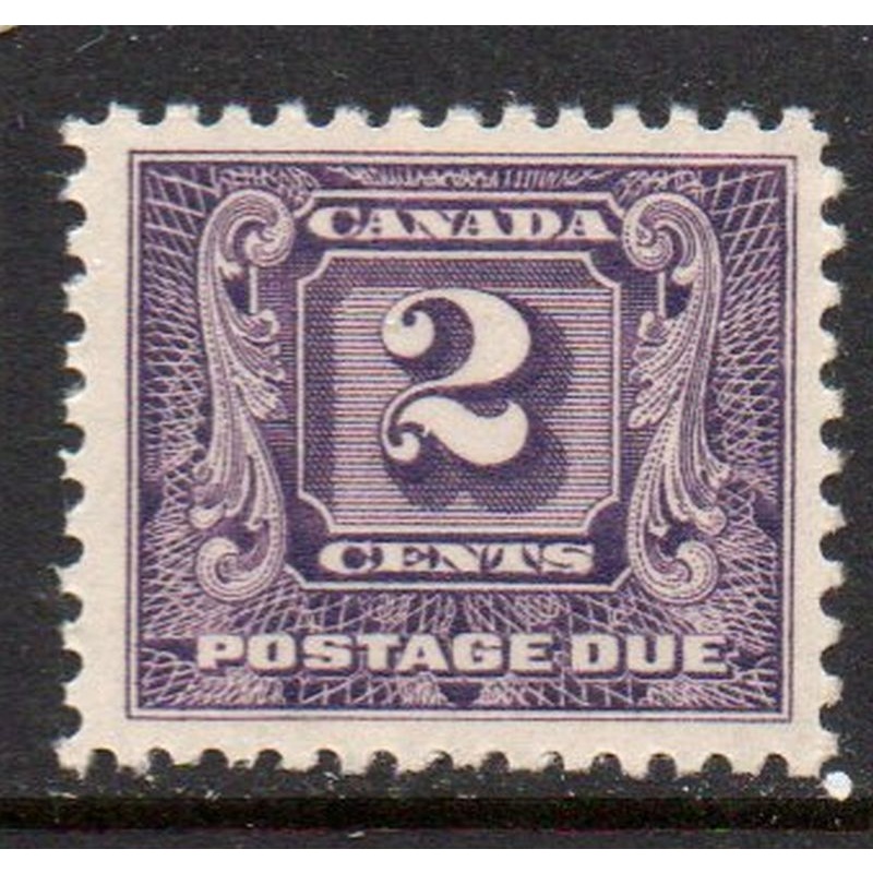 Canada Sc J7 1930 2 c dark violet Postage Due stamp  mint