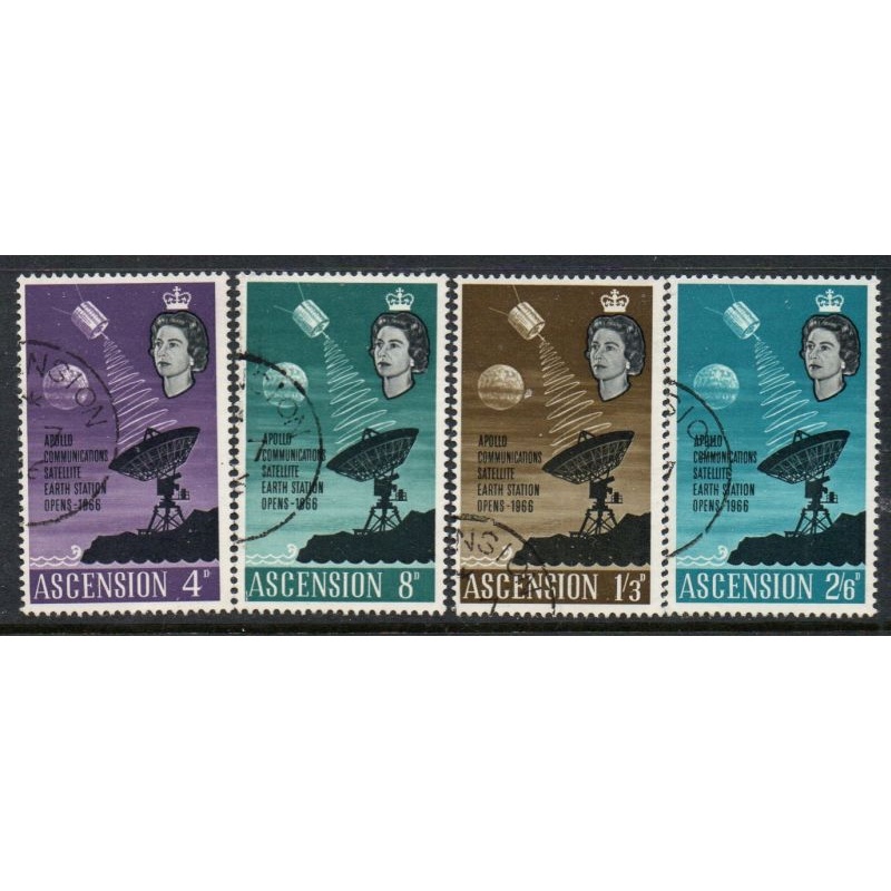 Ascension Sc 104-107 1966 Space Statiom  stamp set used