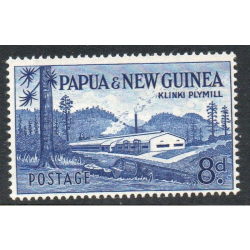 Papua  Sc 146 19608p Klinki Plymill stamp mint NH