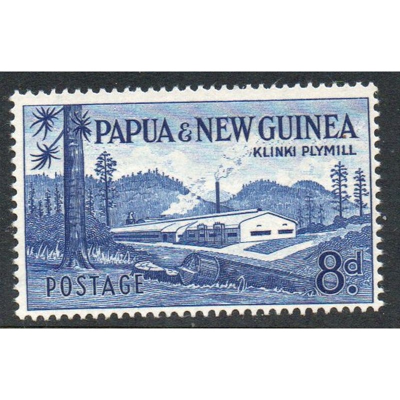 Papua  Sc 146 19608p Klinki Plymill stamp mint NH