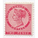 Prince Edward Island Sc 5 1862 2 d rose Victoria stamp mint