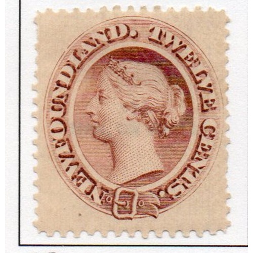 Newfoundland Sc 29 1894 12c brown Victoria stamp mint