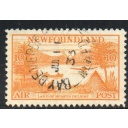 Newfoundland Sc C14 1933 10c Lands of Hearts Delight airmail stamp used