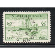 Newfoundland Sc C16 1933 60c News from Home airmail stamp used