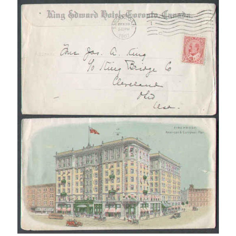 Canada-cover #6069-2c-advert-York Cnty-Toronto,Ont-King Edward Hotel -