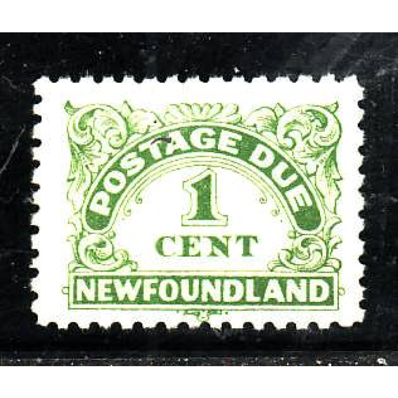 Newfoundland -Sc #J1a- 1d9503-1c Postage Due , perf 10-  unused , og , NH