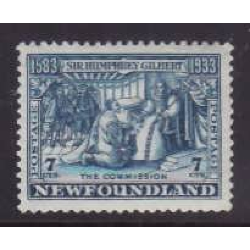 Newfoundland -Sc#217- id27-unused NH 7c Royal Patents-1933-