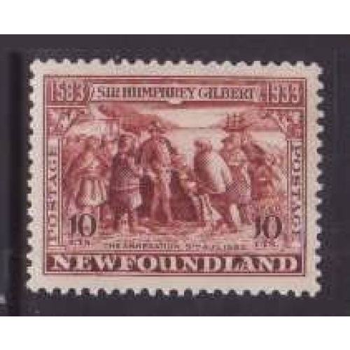 Newfoundland -Sc#220- id27-unused NH 10c Annexation-1933-
