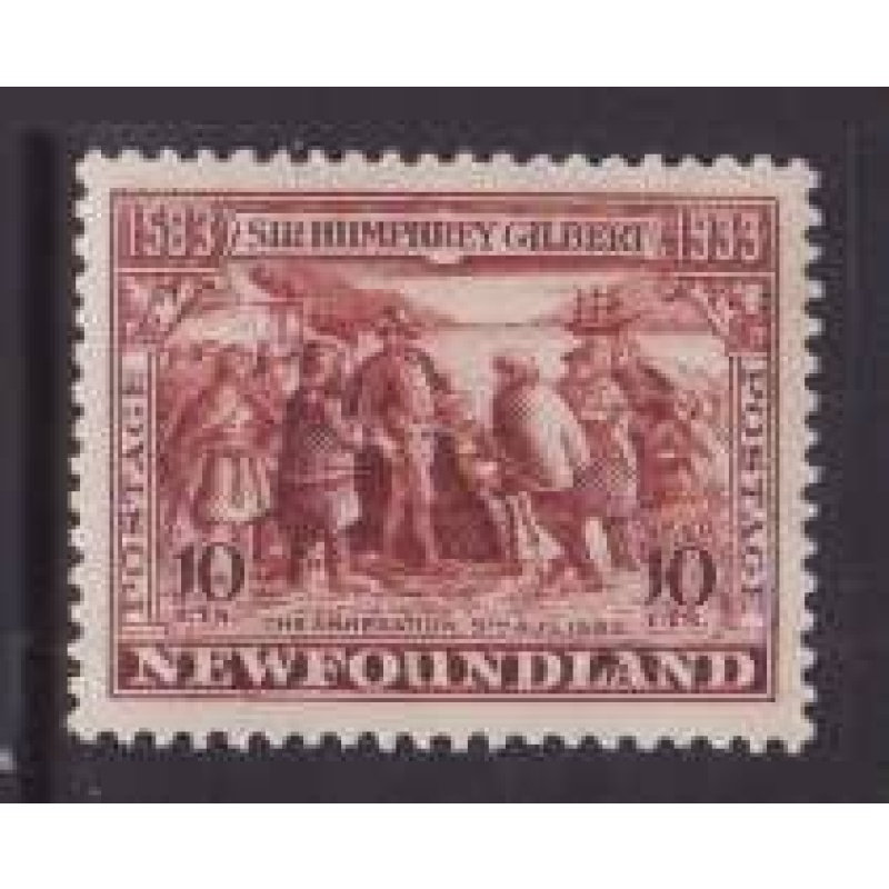 Newfoundland -Sc#220- id27-unused NH 10c Annexation-1933-