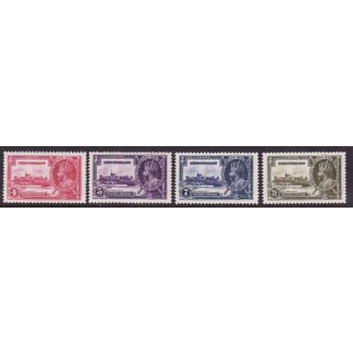 Newfoundland -Sc#226-9- id27-unused NH KGV set-Silver Jiubilee-1935-