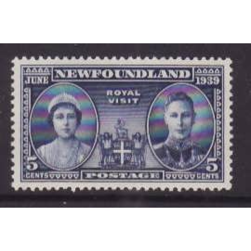 Newfoundland -Sc#249- id27-unused NH KGVI set-Royal Visit-1939-