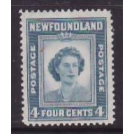Newfoundland -Sc#269- id27-unused NH 4c Princess Elizabeth-Birthday-1947-