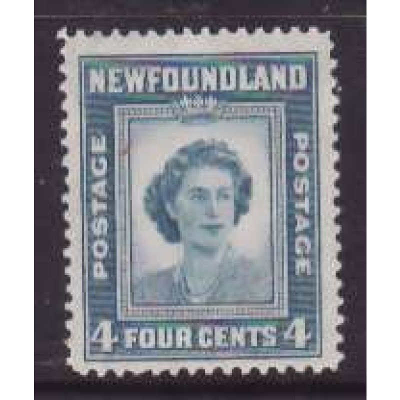 Newfoundland -Sc#269- id27-unused NH 4c Princess Elizabeth-Birthday-1947-