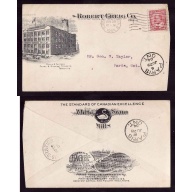Canada-cover #14221–2c-ad front/back-Robert Greig Co-White Swan Mills-Toronto