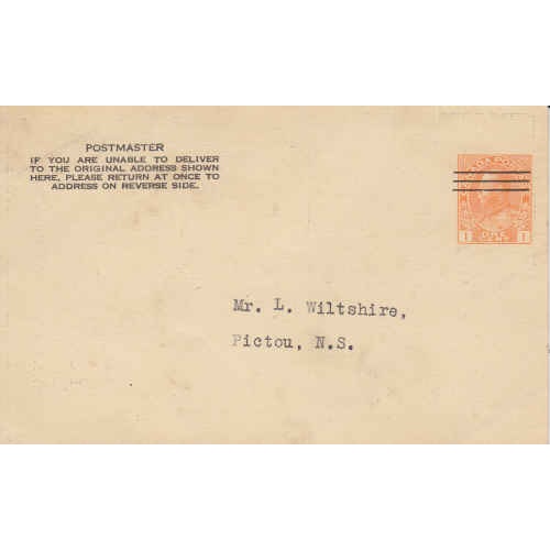 Canada #P46b Precancelled Advertising Postal Card