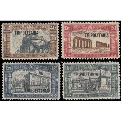 Tripolitania #B19-22 Mint Set