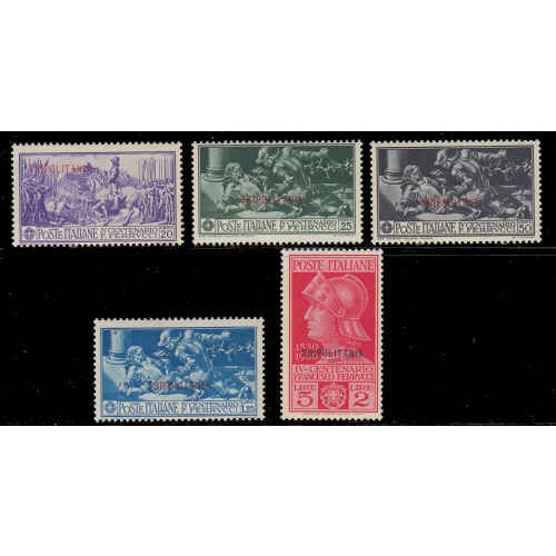 Tripolitania #38-42 Mint Set