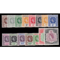 Leeward Islands #133-147 Mint Set