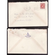 Canada-cover #13931-4c-Petawawa Camp,Ont M.P.O.305-rarity C-Mar 9 1944