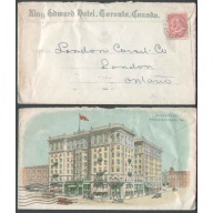 Canada-cover #6068-2c-advert-York Cnty-West Toronto,Ont-King Edward Hotel -