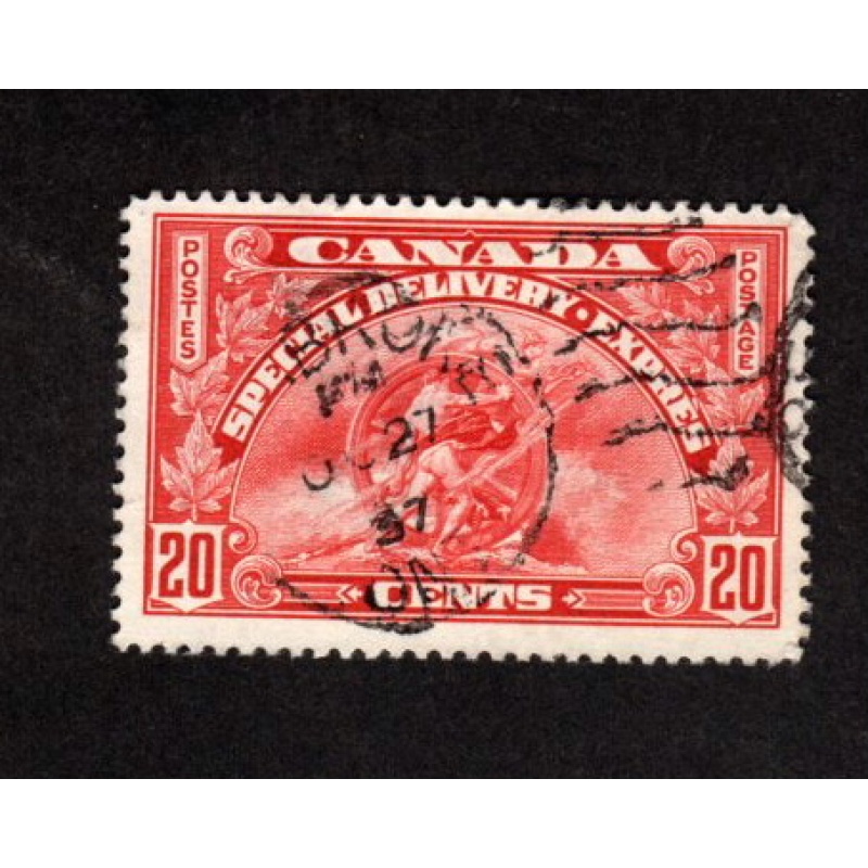 CANADA USED 20 CENT SPECIAL DELIVERY STAMPS SCOTT # E6 F-VF