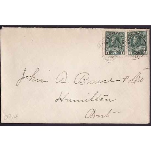 Canada-cover #10525-1c(2) Admirals-Bridgeburg & Goderich RPO [O 34 RF 105]