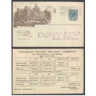 Canada-cover #5130-1c-Place Vigor Hotel-(CPR 80A)-french back-Montreal-Oct 4
