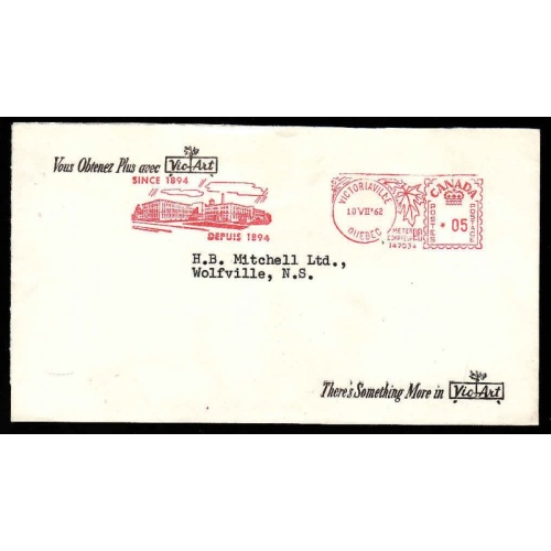 Canada-cover #13414-5c meter #1894 advertising-Victoriaville,Quebec-10 VII