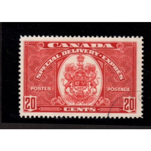 CANADA USED 20 CENT SPECIAL DELIVERY STAMPS SCOTT # E8 F-VF